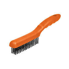 ESCOBILLA ACERO C/MANGO PLASTICO