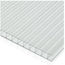 POLICARBONATO ALVEOLAR TRANSPARENTE 2.90X1.05MT 4MM