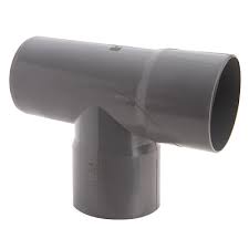 TEE PVC SAN 50X50 GRIS