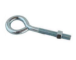 PERNO OJO C/TUERCA AC. ZINCADO 3/8 X 4&quot;