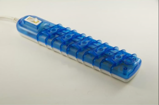 ALARGADOR RITTIG 5PTOS 3MT C/INTERRUPTOR AZUL