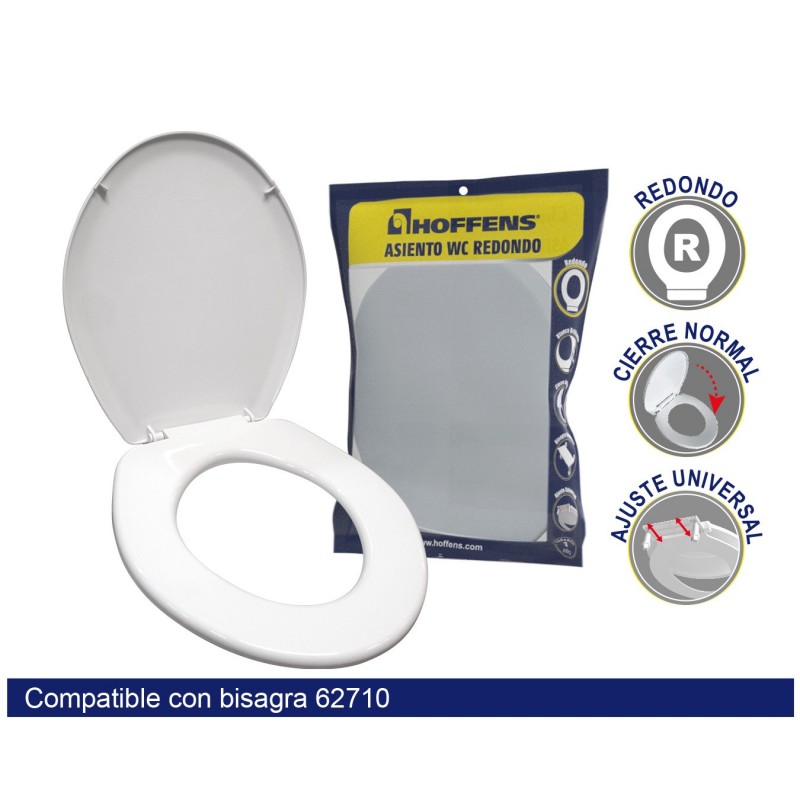 TAPA ASIENTO WC REDONDO HOFFENS