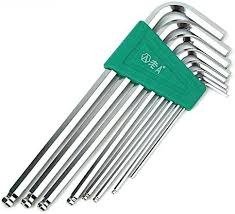 JGO. LLAVE ALLEN LARGO 9PCS
