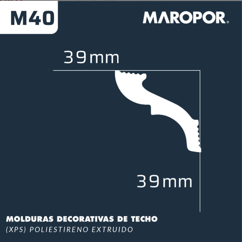 MOLDURA AISLAPOL M40