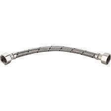 FLEXIBLE P/AGUA 1/2X1/2"HI-HI 30CM
