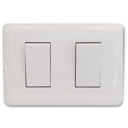 INTERRUPTOR DOBLE EMB. 9/15
