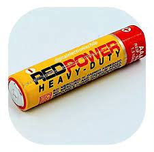 PILA CARBONO AA DISP.  REDPOWER
