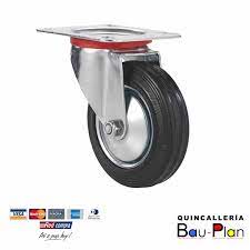 RUEDA GOMA C/BASE 2"