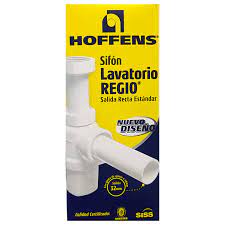 SIFON REGIO S/RECTA 1.1/2" PVC LAVAPLATO