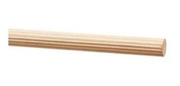TIRA TARUGO MADERA 6mm x 0.60 Mt.