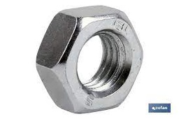 TUERCA CORRIENTE 1/4 ZINC.