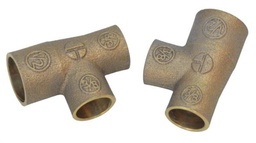 TEE SO SO SO 1/2X3/8X3/8 BRONCE