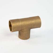 TEE SO SO SO 1/2X1/2X3/8 BRONCE
