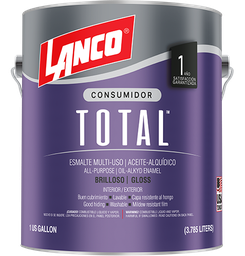 ESMALTE SINTETICO TOTAL CAOBA 1/4GLN