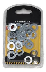 SET GOLILLA PLANA 8MM ZINC