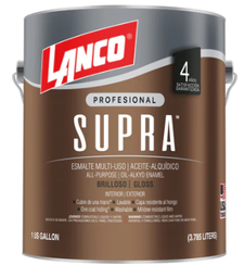 ESMALTE SINTETICO SUPRA CAFE MORO 1/4GLN