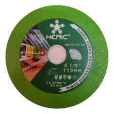 DISCO DIAMANTADO CORTE PORC./VID. 4.1/2 HEMIC