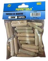 TARUGO MADERA BOLSA 10MM 25UN