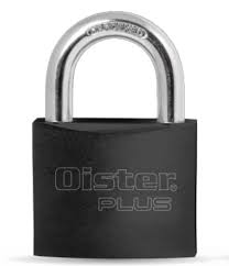 CANDADO PLUS 50MM NEGRO OISTER
