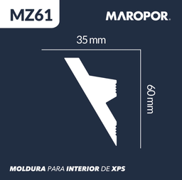 MOLDURA AISLAPOL MZ61
